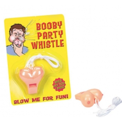 Plastic Boobie Party Whistle Gwizdek Piersi
