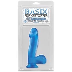 Basix Rubber Works Dildo z przyssawką 16,5 cm